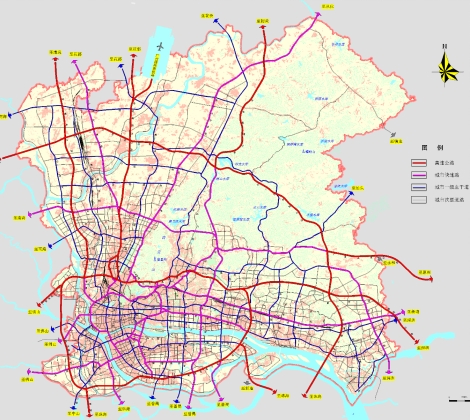 廣州市（原八區(qū)）城市干道網(wǎng)絡(luò)深化方案